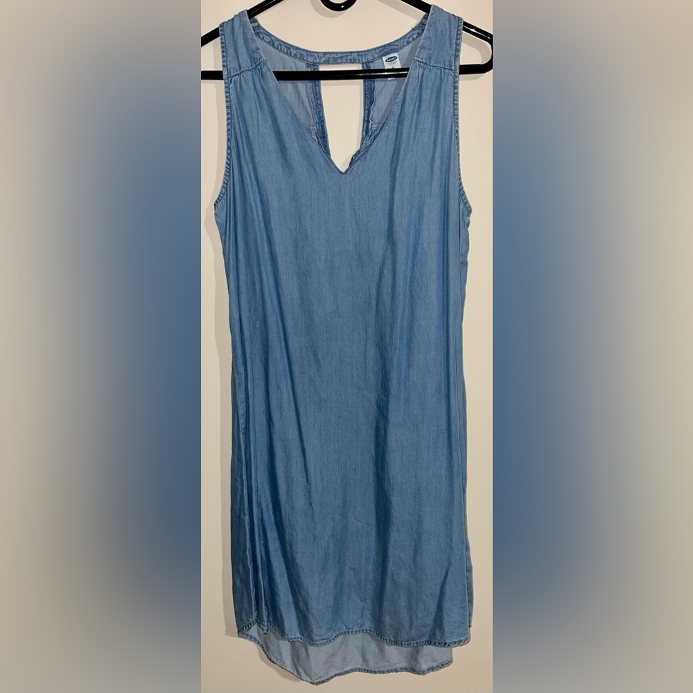 Old Navy Denim Knee Length Dress